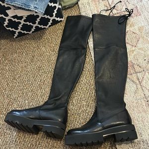 Stuart Weitzman knew high real leather boots BRAND NEW